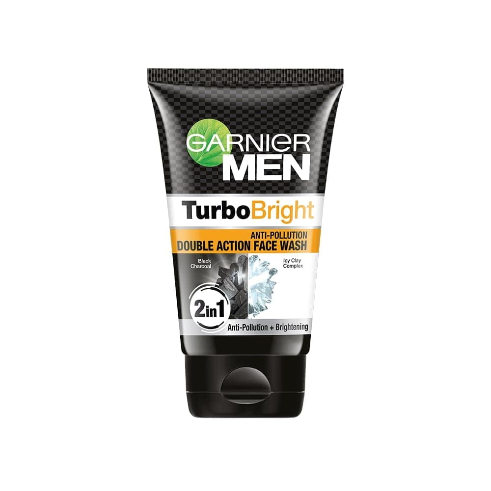 Garnier Men Power White Очищающее средство для лица двойного действия против загрязнений, 100 г