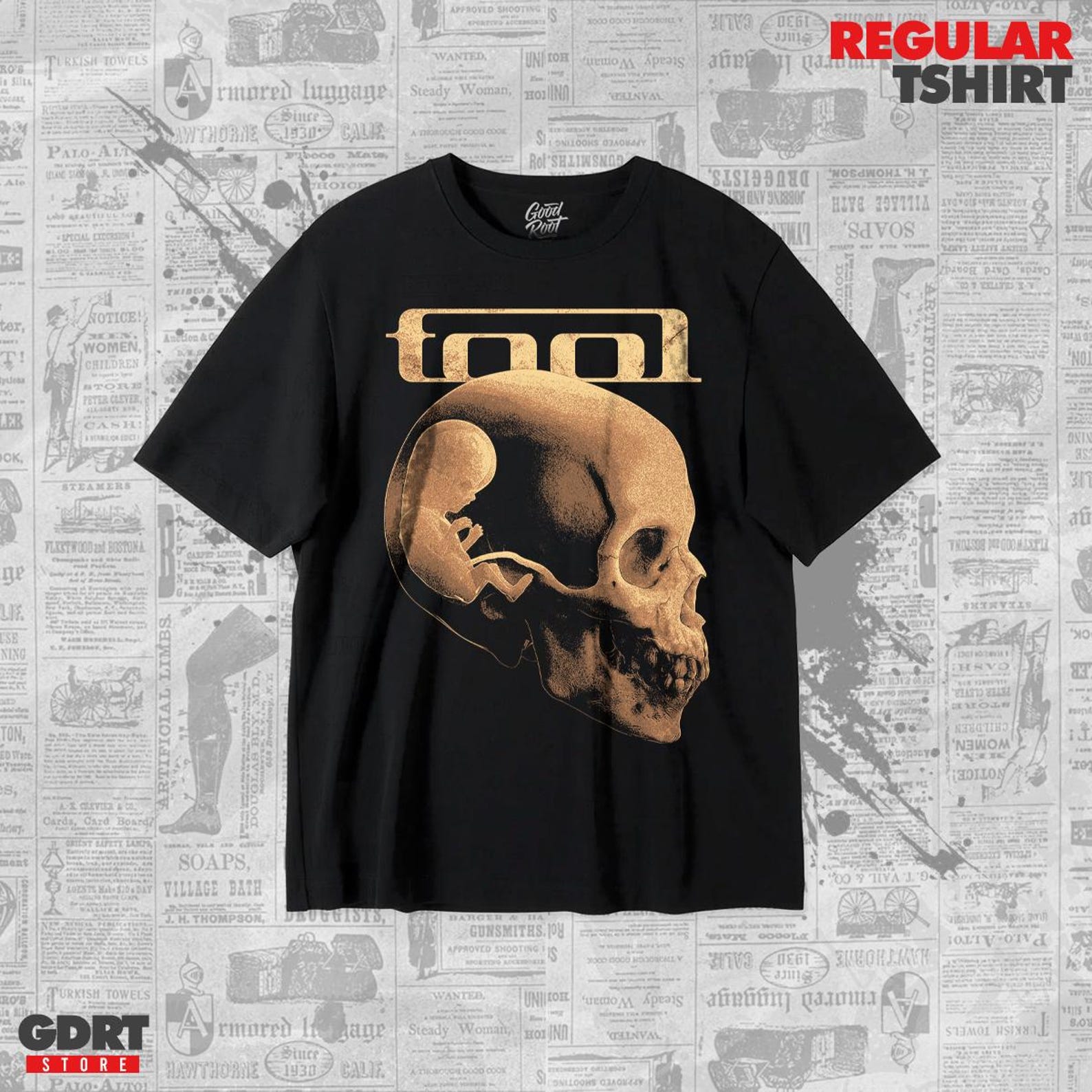 Tool Band T shirt - Opiate Albums - Unisex Heavy Shirt M