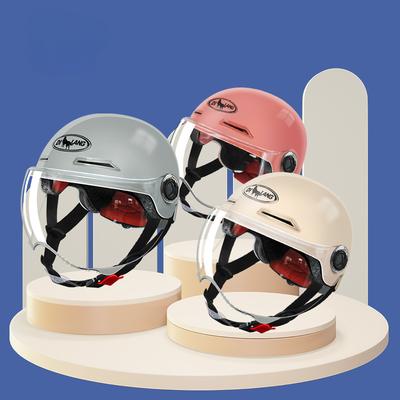 3c Certified Electric Vehicle Helmet Men and Women Four Seasons Universal Summer Riding Semi-helmet Electric Vehicle Motorcycle Safety Helmet