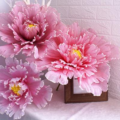 40cm Artificial Large Peony Flower Wedding Background Arch Decoration Fake Flower Shopping Mall Window Display Studio Props