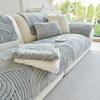 Thickened Plush Sofa Cushion Autumn And Winter New Straight Row One Piece High-Grade Non-Slip Seat Cushion Sub-Cover Cloth Towel