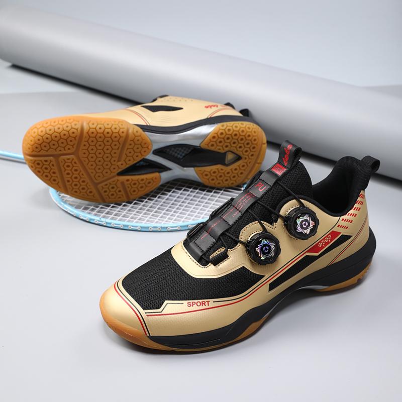 Scarpe da Badminton Professionali per Uomo e Donna, Scarpe da Pallavolo Professionali, Scarpe da Tennistavolo Traspiranti in Rete Leggere