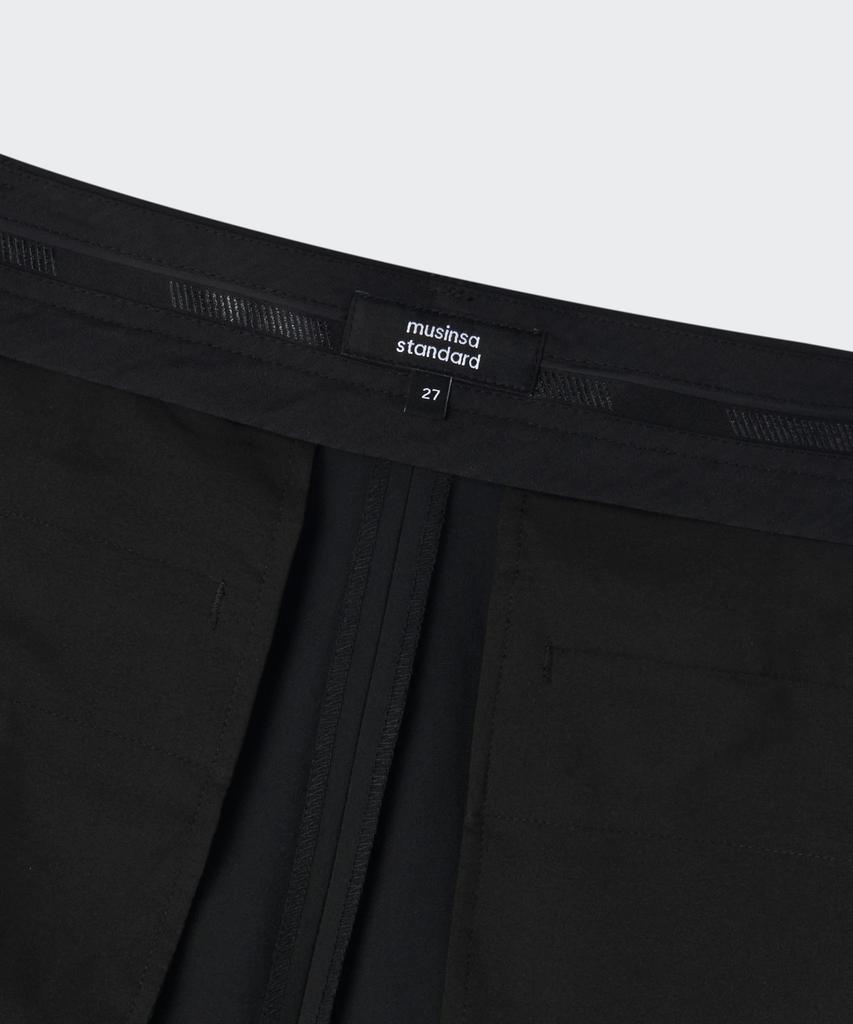 Musinsa Standard Woman [Cooltandard] Women'S Low Rise Flare Slacks [Black]
