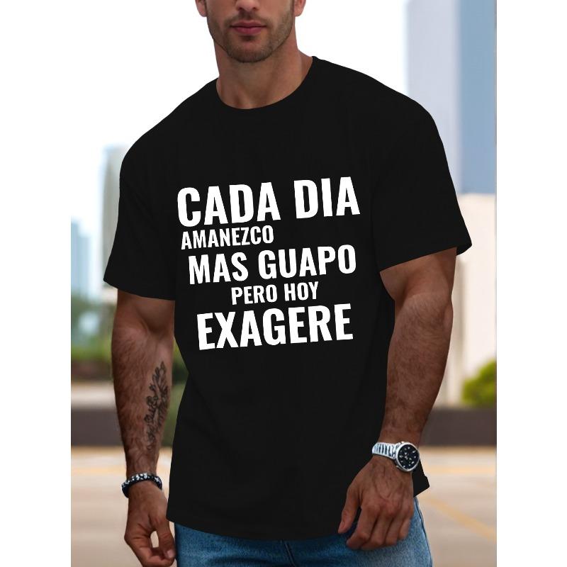 

European size Funny Men s Short Sleeve T-shirt Summer T-shirt Top Casual Comfortable Men s T-shirt Crew Neck Summer Tee Tops 4XL чорний