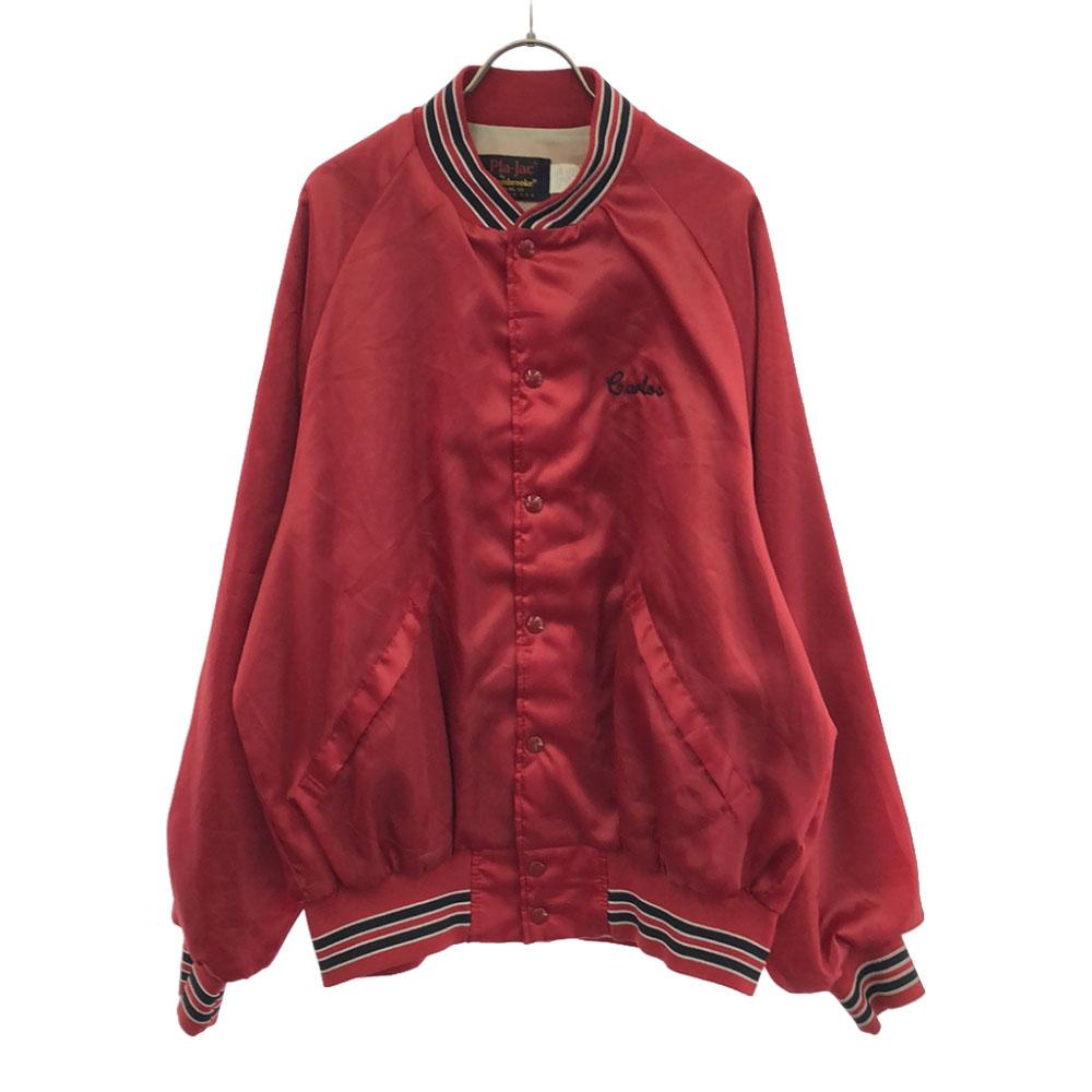 

Pla-Jac 80-х годов Сделано в США Принт Стажан XL Красный Нейлон Пожилой Мужской Б/У