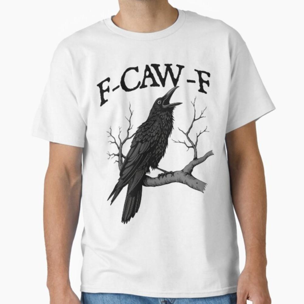 Halloween F Caw F Black Bird F-Caw-F Crow Women Men T-Shirt Unisex T-Shirt XL