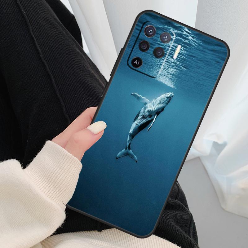 

Ocean Whale Shark Waves Case For Oppo A96 A76 A16 A60 A98 A58 A78 A18 A38 A80 A40 A77 A57 A17 A74 A54 A94 A15 A5 Pro OPPO A80 5G