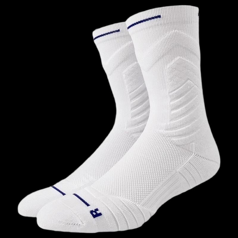Junbie Men s Basketball Terry Bottom Long Socks
