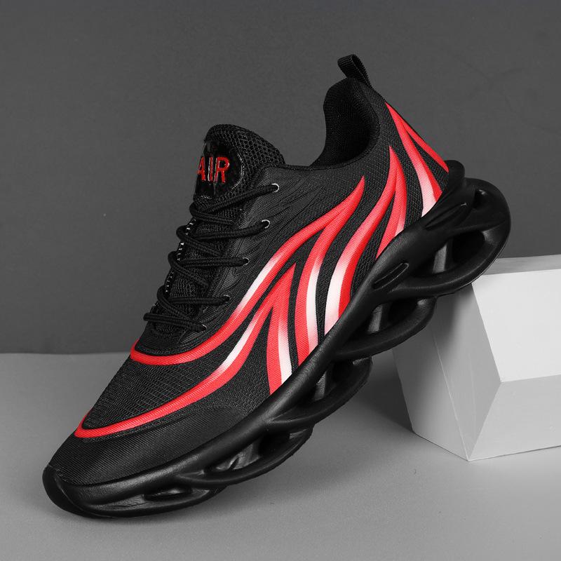 

Осенняя универсальная трендовая повседневная обувь: Четыре цвета, Дизайн пламени, Дышащий, Сетчатый, Увеличивающий рост, Доступны большие размеры. 47