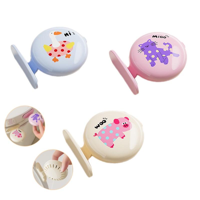 Punch-Free Cartoon Toilet Seat Lifter Anti-Dirty Toilet Cover Handle Avoid Direct Touch Bathroom Toilet Accessory