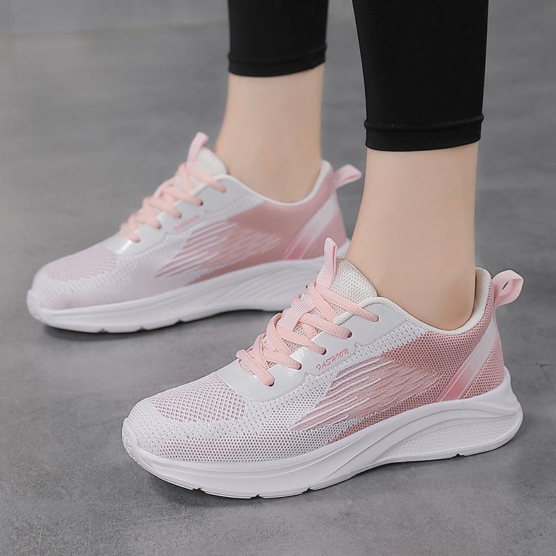 Fashion Shoes Woman Outdoor Tennis Shock-absorbing Running Sports Lightweight Platform Training Wear-resistant Casual Jogging Shoes