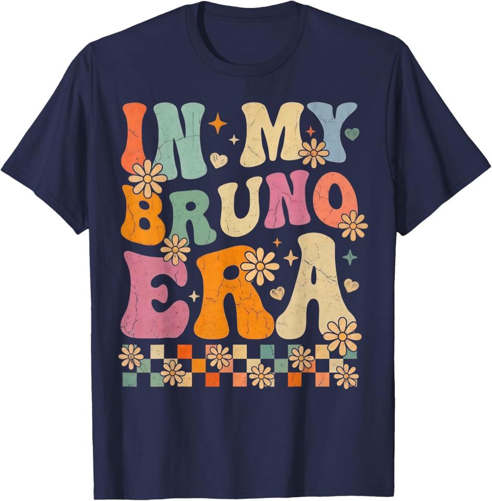 In My Bruno Era Retro Gifts Women Kids Unisex T-Shirt