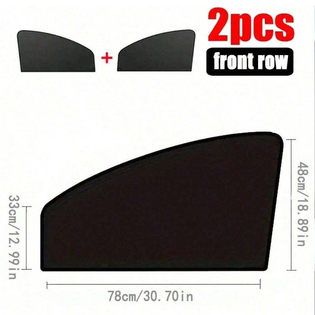 Magnetic Car Curtain Sunshade Side Window UV Protector Universal Auto Sun Visor All Season Use
