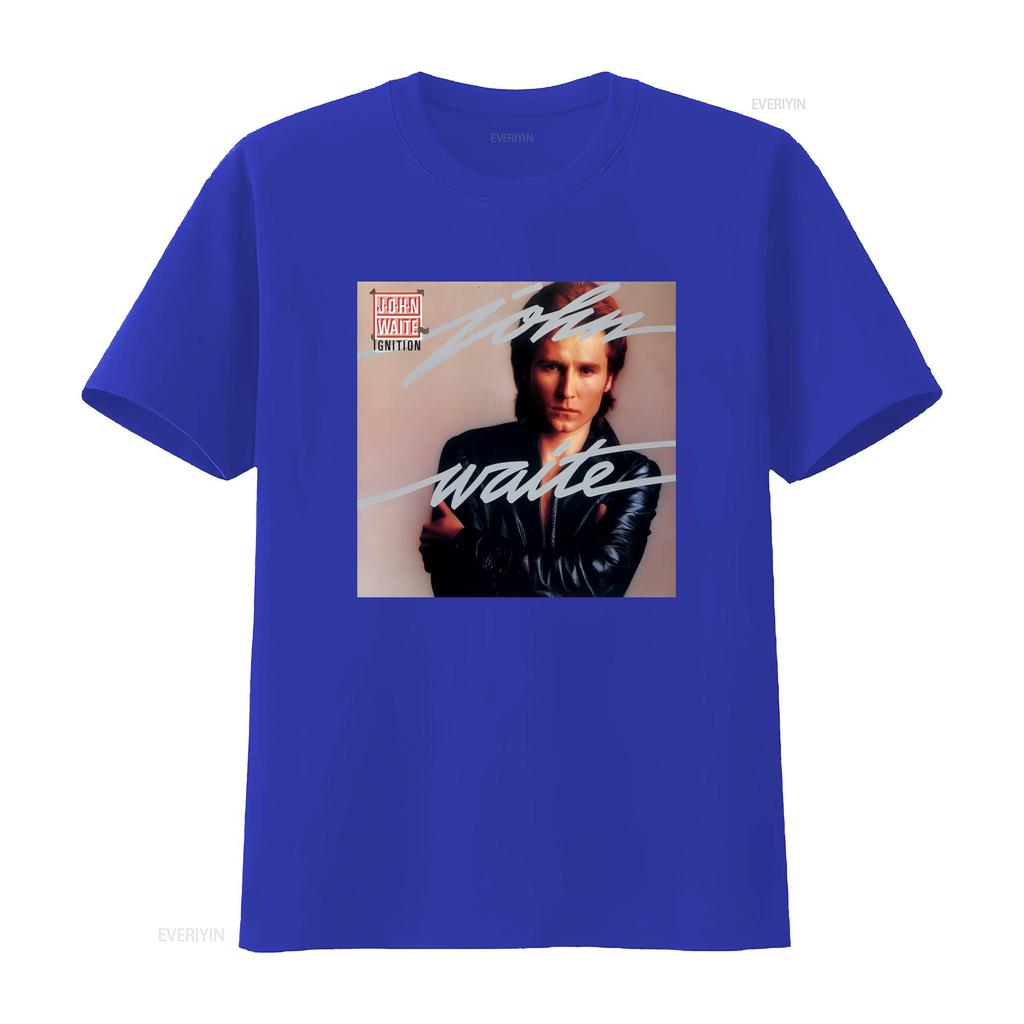 John Waite Album Cover T Shirt Black Size S 5XL COTTON HE97 Vintage Washed Designer Clothes Breathable Comfortable Streetwear