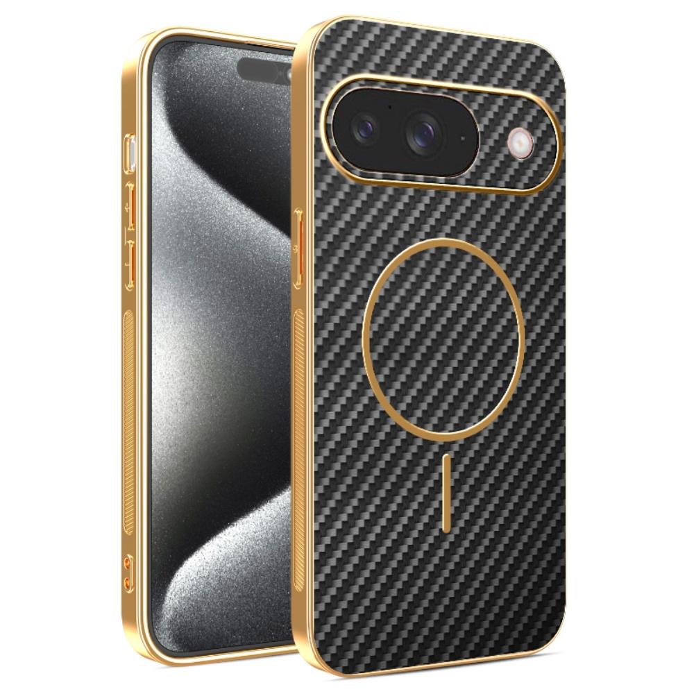 

Luxury Carbon Fiber Kevlar PC For Magsafe Phone Case For Google Pixel 10 9 8 7 A Pro ProXL Wireless Charge Bumper Magnetic Cover Google Pixel 8 Pro