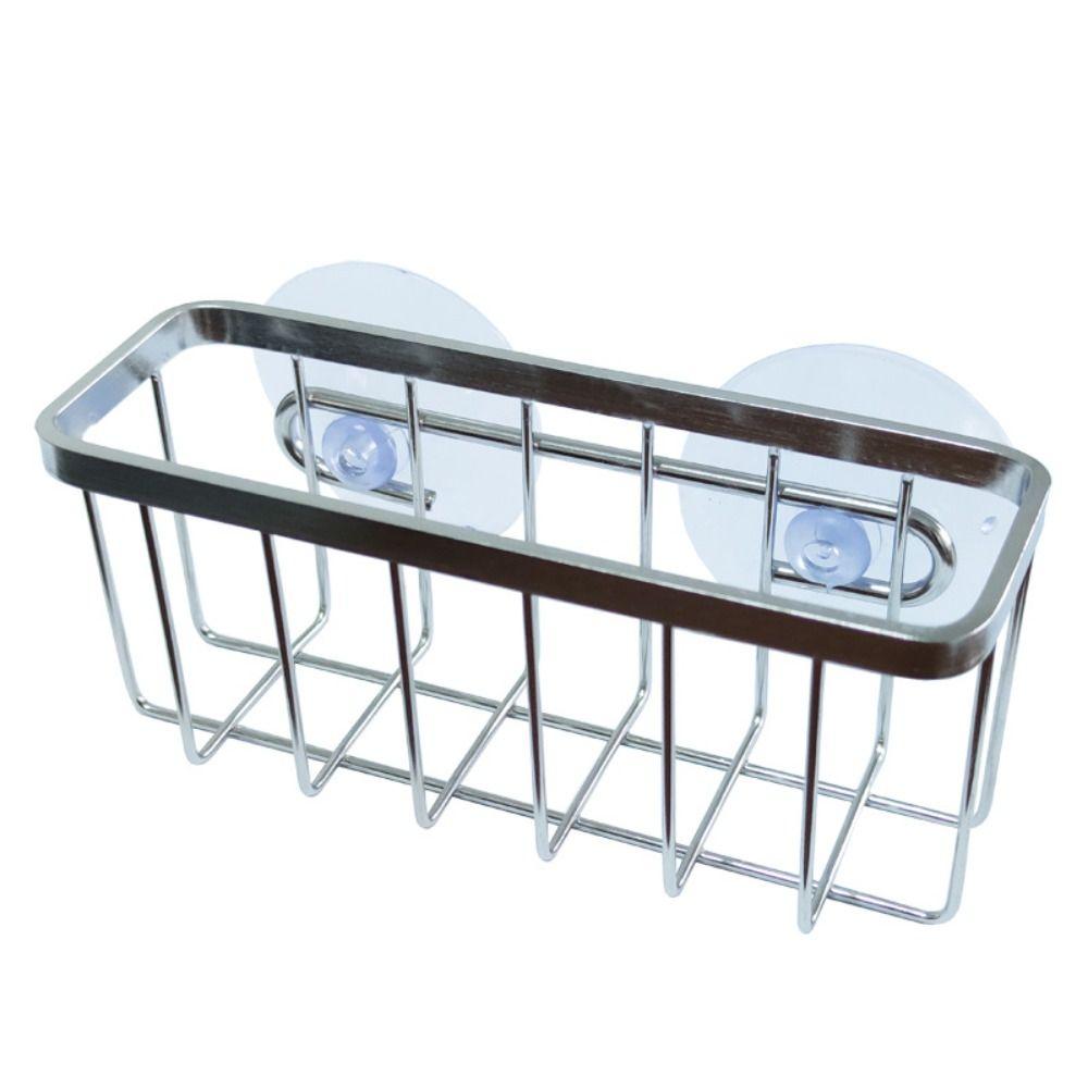 Silver Sink Draining Sponge Holder Rustproof Sink Sponges Holder Liquid Drainer Rack  Kitchen