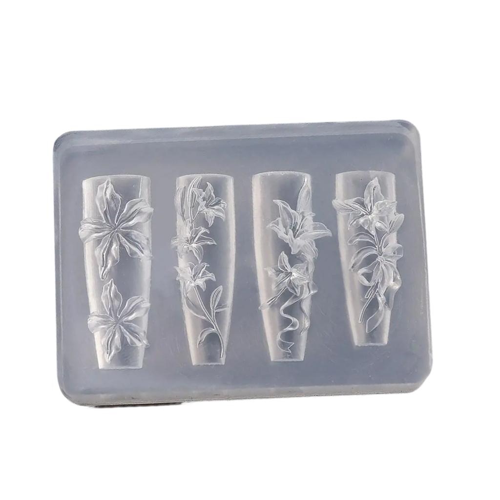 Elegant Bowknot Silicone Mould Set for Creating 3D Nail Art Earrings and Necklaces Crafting Tool Fashion Statement