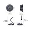 Foldable Magnetic Car Phone Holder Double Center Phone Bracekt Adjustable Vacuum Suctions Cup Upgrades for Most Smartpho