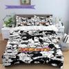 Cartoon Pattern Bedding Quilt Set Quilt Cover Pillowcase Home Decoration Birthday Gift (1 * duvet cover + 2 * pillowcase, without core)