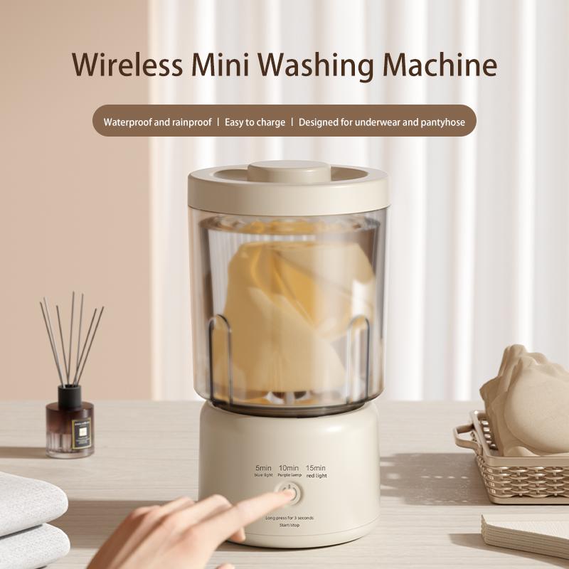 M8 multifunctional 2-in-1 mini washing machine, home charging underwear cleaning machine, sock washing machine, laundry cup.