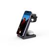 15W Magnetic Wireless Charger & Phone Holder: Compatible with Apple Earphones, Multifunctional 3-in-1 Charging Base