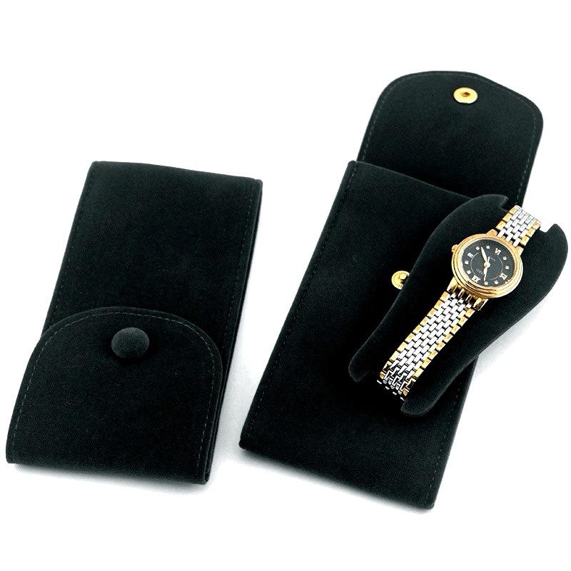 Jewelry Box Organizer Portable Single Watch Pouch Watch Storage Bag Velvet Watch Organizer For Jewelry Storage Gifting Daily Use