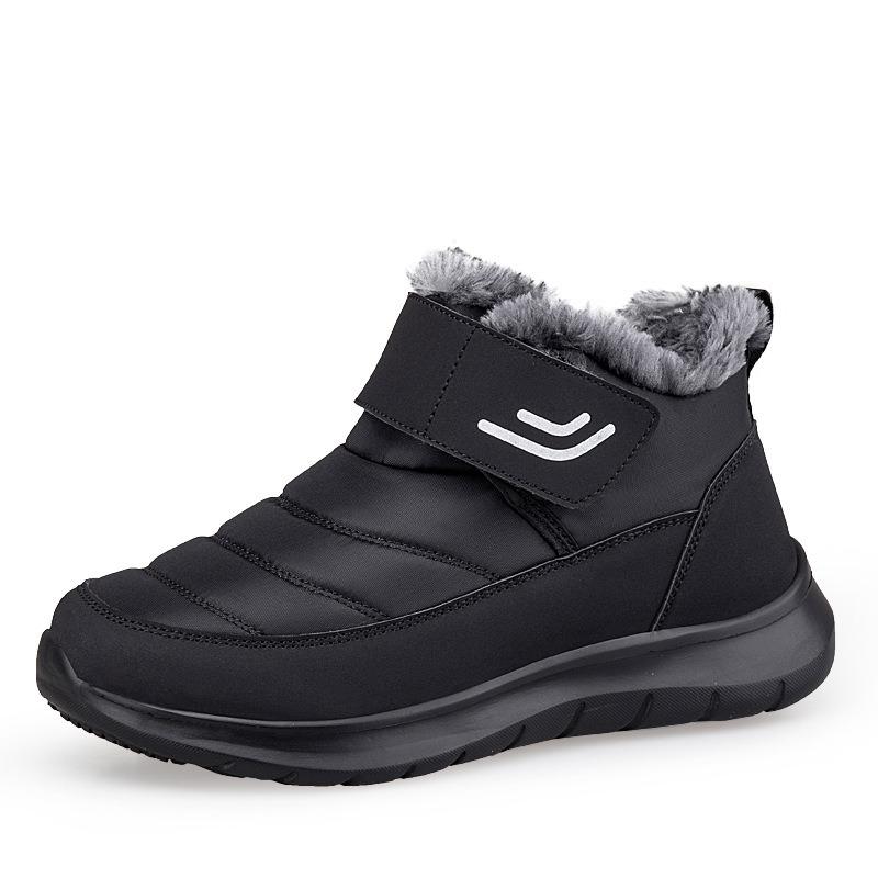 Winter high-top cotton shoes men's casual shoes fleece thickened parents shoes snow boots