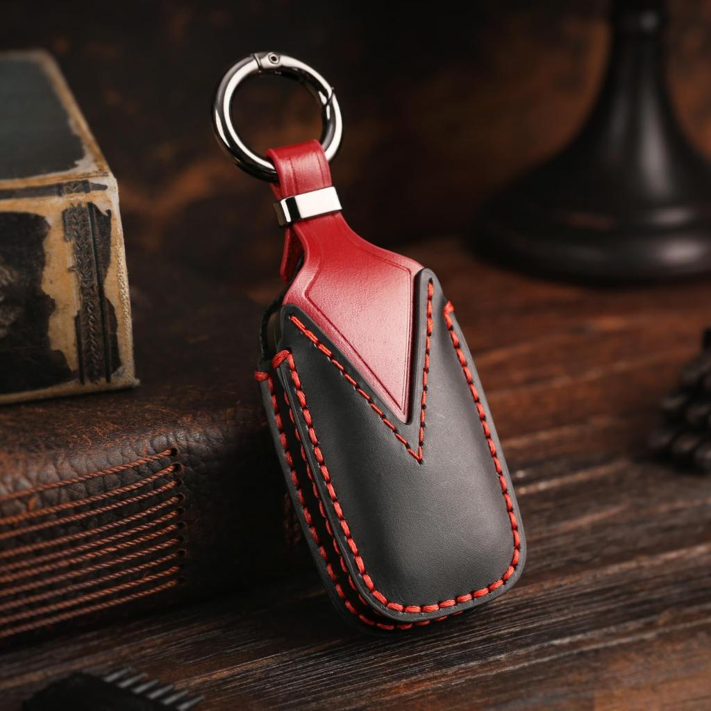 New Roomy Daihatsu Tanto Custom Move Campus Key Cover Atrai New Thor Genuine Leather Key Case Leather TANTO LA650S LA660S Key Cover New Smart Key Case