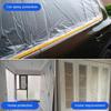 2Rolls Pre-Taped Masking Film,Tape and Drape,Automotive Painters Masking Tape Film,Plastic Sheeting Cover for Appliance
