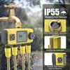 Programmable 4 Zone Sprinkler Timer Durable ABS Construction IPX5 Waterproof Watering System For Lawn And Garden