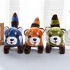 Electric Plush Red Panda Toy Interactive Walking Tail Wagging Raccoon Doll Handmade Toddlers Educational Simulation Stuffed Animal Toy
