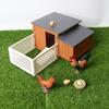 Niedliches Tier Simulations Bauernhof Spielzeug Huhn Kaninchen Ranch Modell Spielzeug Spielset Für Kinder