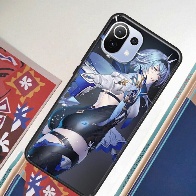 Genshin Impact Eula Hülle für POCO F3 X3 GT F1 F2 M3 M4 Pro Handyhülle für Xiaomi Mi 11 Lite Mi 11T Pro 10T