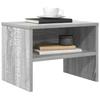 Table de chevet - Maison Exclusive - Sonoma gris - 40 x 30 x 30 cm - Bois d'ingénierie