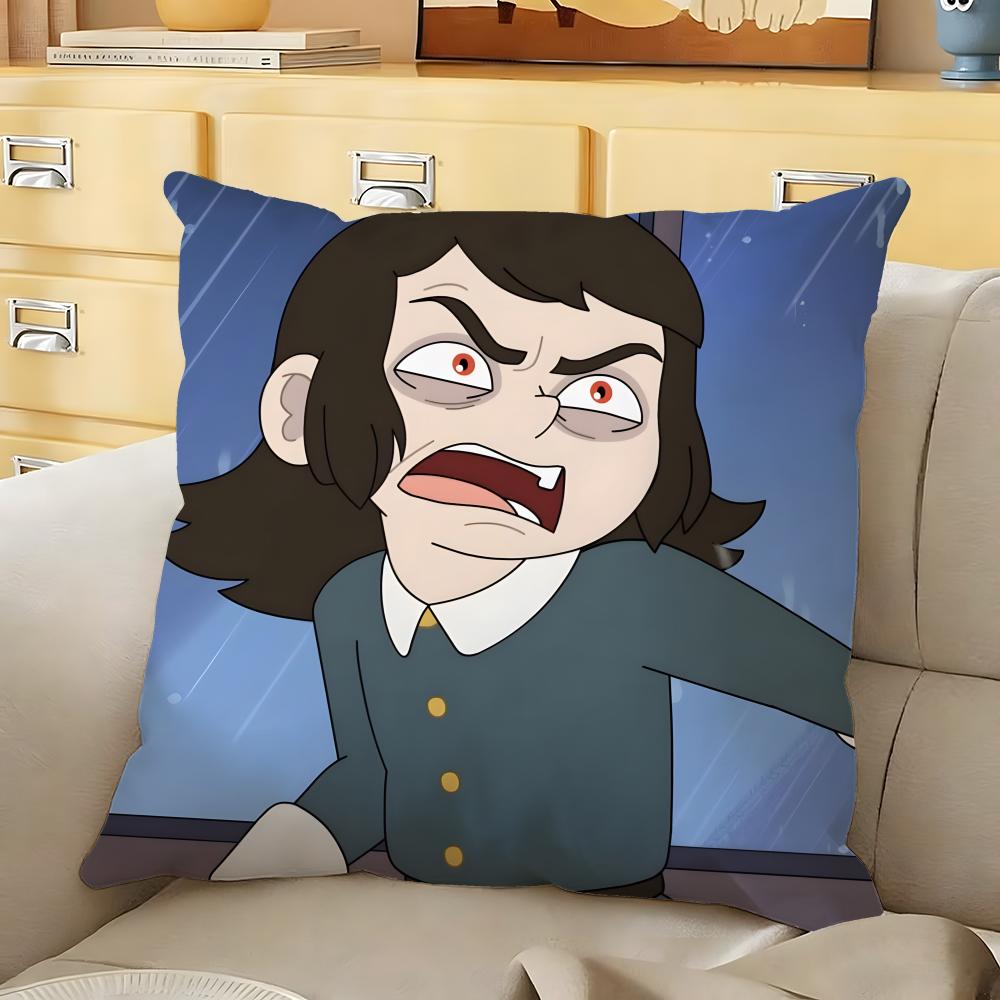 

Haunted Anime HHotel Cushion Cover Soft Durable Reversible Pillow Cover Home Car MultiScene Daily Comfort Pillowcase 30X30cm
