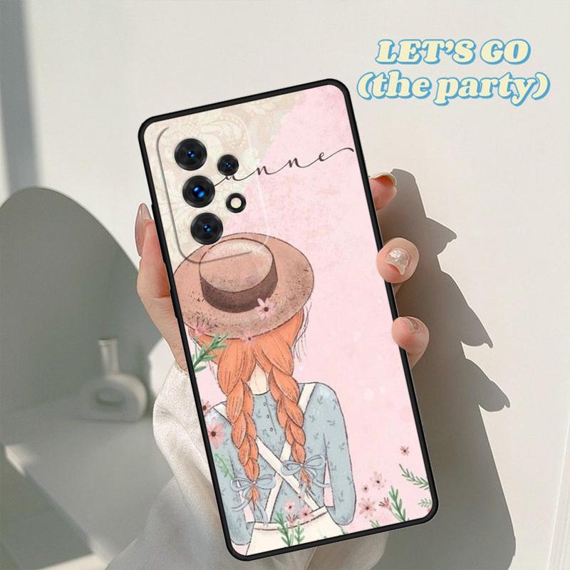 Anne with an E Phone Case For Samsung Galaxy A42 A31 A40 A51 A71 A32 A80 A91 A52 A72 A73 A20e A21S A50 A70 A11 A12 Cover