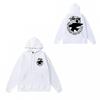 Mens Oversized Hooded Sweatshirt With Letter Print Heavyweight Cotton Winter Streetwear Style