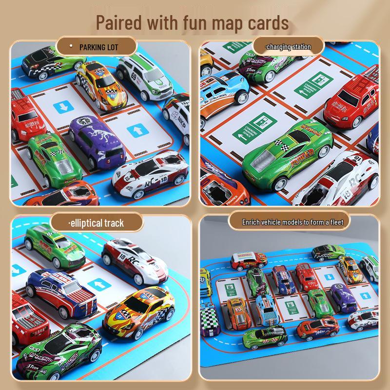 28 Pull-back Small Car Gift Box - Racing Car Model Toy for Boys, Children's Day & Birthday Gift