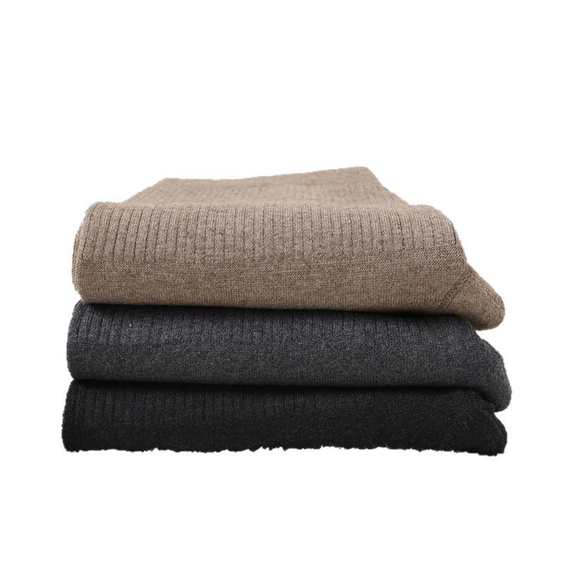 Unisex Wollhose mit mittlerer Bundhöhe: Dick, Schlankmachend, Kältebeständig für Herbst und Winter