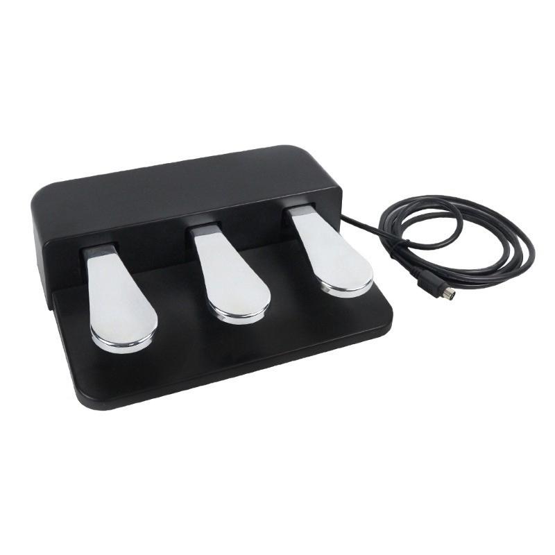Universelles Sustain-Pedal Geeignet für elektronische Keyboards und Digitalpianos ABS-Textur Rutschfeste Basis Tragbares Design