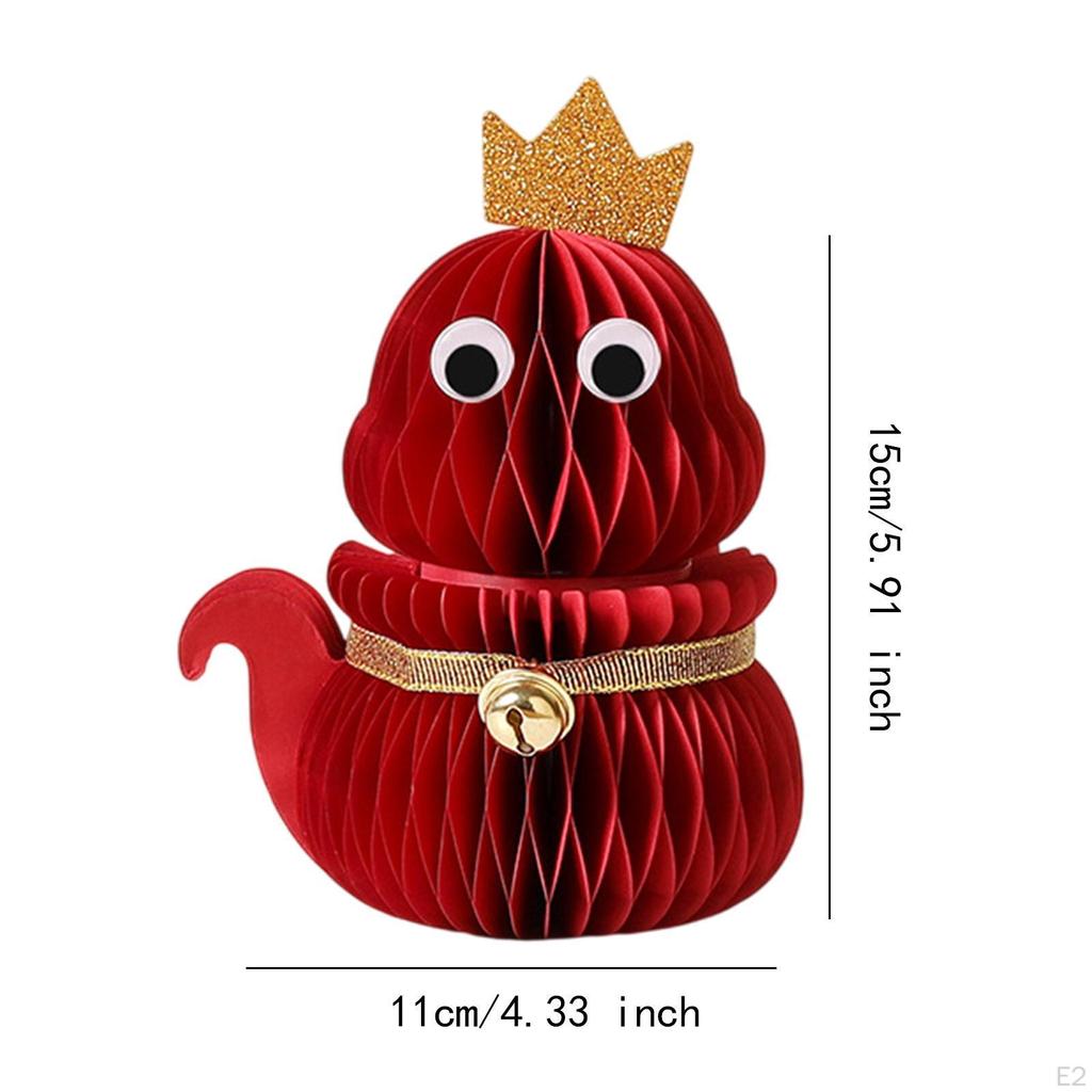 Chinesisches Jahr Rot Origami Basteln Desktop-Ornament Multifunktional für Wiedersehens-Esstisch