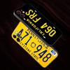 Retro Funny License Plate Number Car Case For Apple iPhone 15 14 13 12 11 Pro Mini XS Max XR X 7 8 Shell Capa