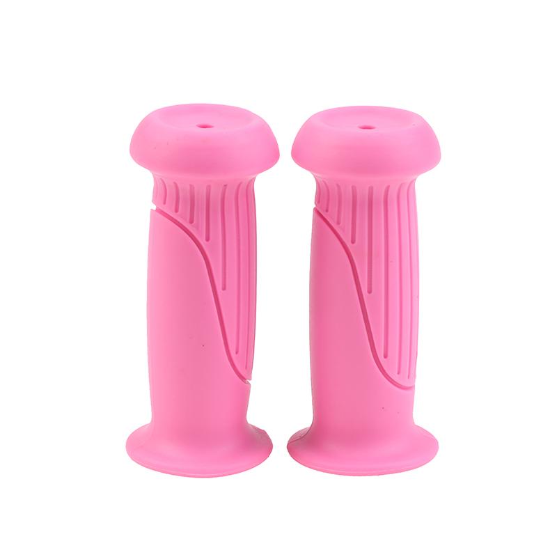 1Pair Universal High-Elastic Rubber Handle Grips Non-Slip Handlebar Covers Bike Scooter Balance Bike Grips Handle Protectors