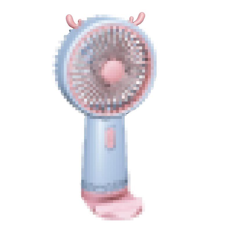 2024 Portable Cartoon USB Handheld Fan with Phone Stand