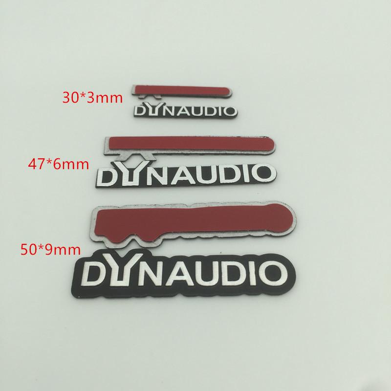 2pcs 5pcs 10pcs for DYNAUDIO car Hi-Fi Speaker audio Speaker Badge stereo Emblem sticker car styling accessories