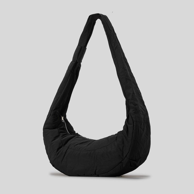 

Single-shoulder Bag Large-capacity Casual Tote Bag Fashionable Moon Bag Niche Design Crossbody Bag чорний