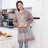 Waterproof and Oil-Proof Long Sleeve Kitchen Apron for Adults