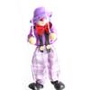 Lustige Bunte Ziehtheaterpuppe Vintage Clown Holzmarionette Handwerksspielzeug Gelenkbewegung
