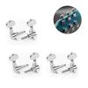 6Pcs Guitar Tuners Knob Enclosed Simple Installation Wear Proof Electric Guitar String Knob Tuning Pegs