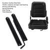 Forklift Seat Tractor Seat Rounded Curved Corners PU Leather Backhoe Seat Replacement for Forklift Skid Loader Dozer Telehandler
